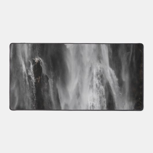 滝威厳のあるボカ、スロベニア黒白 デスクマット (正面)