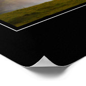 滝威厳のある旅行インスピレーションポスター ポスター (角)