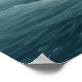 滝威厳のある美しい風景 ポスター (角)