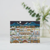 滝山の下のクリスマス シーズンポストカード (スタンド正面)