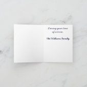 滝悔やみや弔慰グリーティングカード カード (内部)