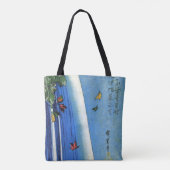 滝月、広重、浮世絵 トートバッグ (裏面)