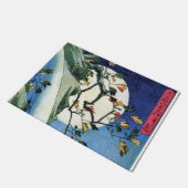滝月、広重、浮世絵 ドアマット (アングル)