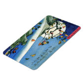 滝月、広重、浮世絵 マグネット (左側)