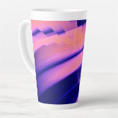 滝水抽象芸術 カフェラテマグ (左アングル)