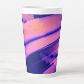 滝水抽象芸術 カフェラテマグ (正面)