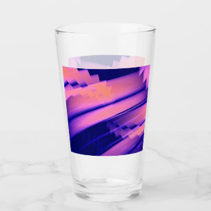 滝水抽象芸術 タンブラーグラス