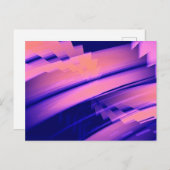 滝水抽象芸術 ポストカード (正面/裏面)