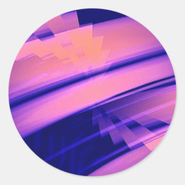 滝水抽象芸術 ラウンドシール