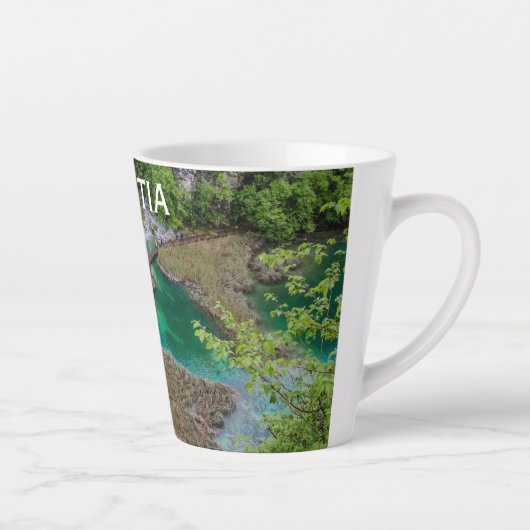 滝滝カスケードのプリツヴィツレイクパークラテマグ カフェラテマグ (右)