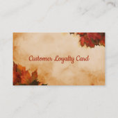 滝節約のお客様ロイヤリティカード ロイヤリティカード (裏面)