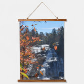 滝紅葉NCハイ滝写真 吊り下げ型タペストリー (正面)