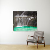 滝素晴らしターコイズウォーターレイクジャスナ、スロスロ タペストリー (インサイチュ(横))