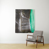 滝素晴らしターコイズウォーターレイクジャスナ、スロスロ タペストリー (インサイチュ)