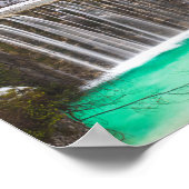 滝素晴らしターコイズウォーターレイクジャスナ、スロスロ ポスター (角)