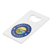 滝素晴らしモンタナ クレジットカード栓抜き (正面アングル)