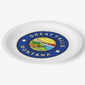 滝素晴らしモンタナ ペーパープレート (アングル)