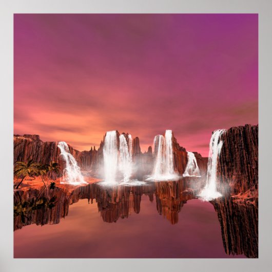 滝素晴らし落ち ポスター (正面)