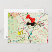 滝素晴らし、Montana ポストカード (正面/裏面)