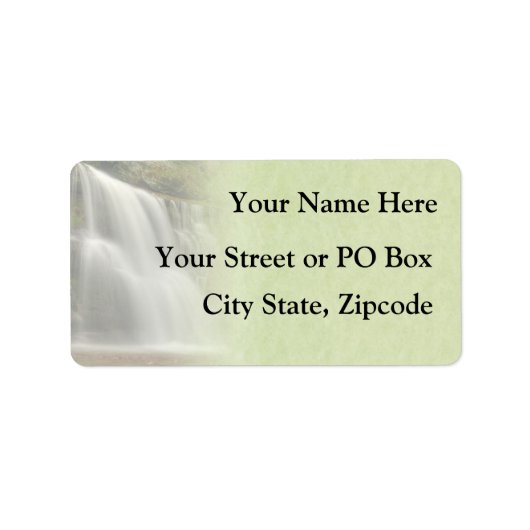 滝結婚の ラベル (正面)