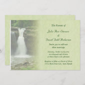 滝結婚の 招待状 (正面/裏面)