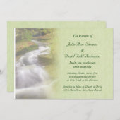 滝結婚の 招待状 (正面/裏面)