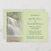 滝結婚の 招待状 (正面/裏面)