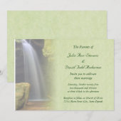 滝結婚の 招待状 (正面/裏面)