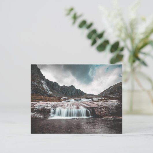 滝自然写真 ポストカード (スタンド正面)