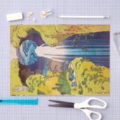 滝葛飾北斎浮世絵 薄葉紙 (クラフト)