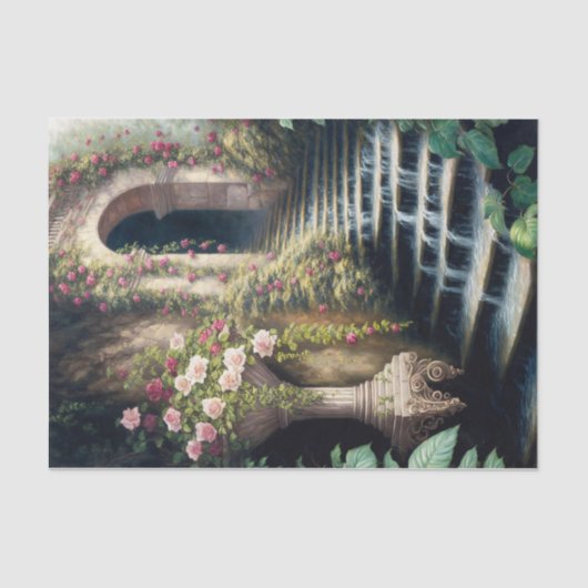 滝階段 薄葉紙 (正面)