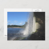 滝1,ベネズエラのジャングルランドスケープファインアート ポストカード (正面/裏面)