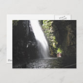 滝2、ベネズエラのジャングルランドスケープファインアート ポストカード (正面/裏面)