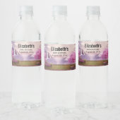 滝&さくらんぼツリーズのまわりにアレイク誕生日 ペットボトルラベル (ボトル)