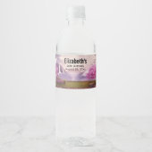 滝&さくらんぼツリーズのまわりにアレイク誕生日 ペットボトルラベル (正面)