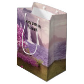 滝&さくらんぼツリーズバイアレイク誕生日 ミディアムペーパーバッグ (裏面アングル)