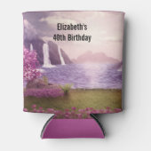 滝&さくらんぼツリーズバイアレイク誕生日 缶クーラー (正面)