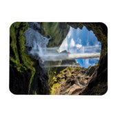 滝 |アイスランドの滝 マグネット (横)