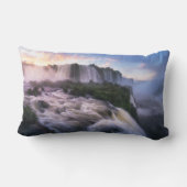 滝 |イグアスの滝,ブラジル ランバークッション (裏面)