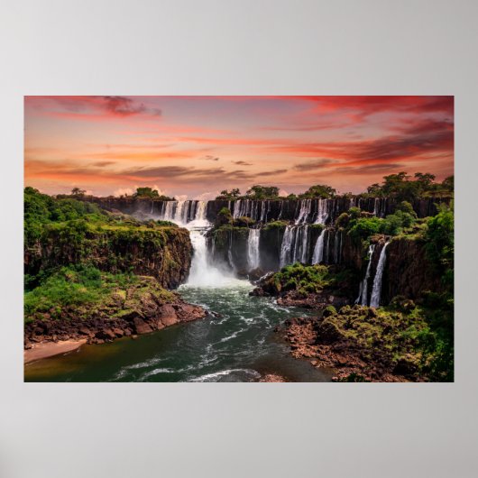 滝 |イグアス国立公園 ポスター (正面)