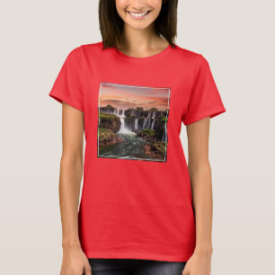 滝 イグアス国立公園 Tシャツ