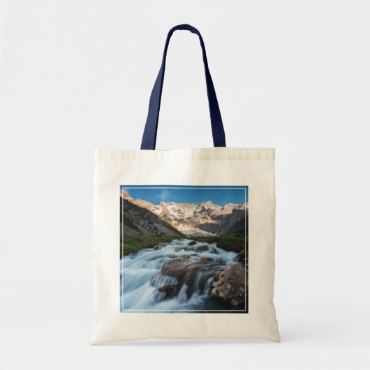 滝 |イタリア，アビオロ湖 トートバッグ (正面)