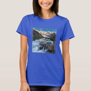 滝  イタリア，アビオロ湖 Tシャツ