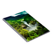 滝 |エクアドル、サンラファエル滝 ノートブック (右側)