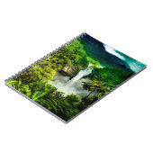 滝 |エクアドル、サンラファエル滝 ノートブック (左側)