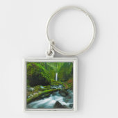 滝 |オレゴン，グロット滝 キーホルダー (正面)