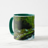 滝 |オレゴン，グロット滝 マグカップ (正面左)
