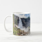 滝 |カリフォルニア州ヨセミテ,ネバダ秋 コーヒーマグカップ (左)