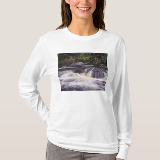 滝、カンカマガス・ハイウェイ、白 Tシャツ (正面)