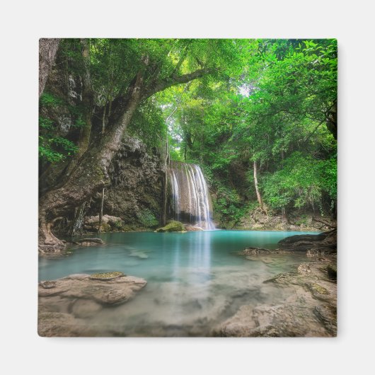 滝 |カンチャナブリ,タイ マグネット (正面)